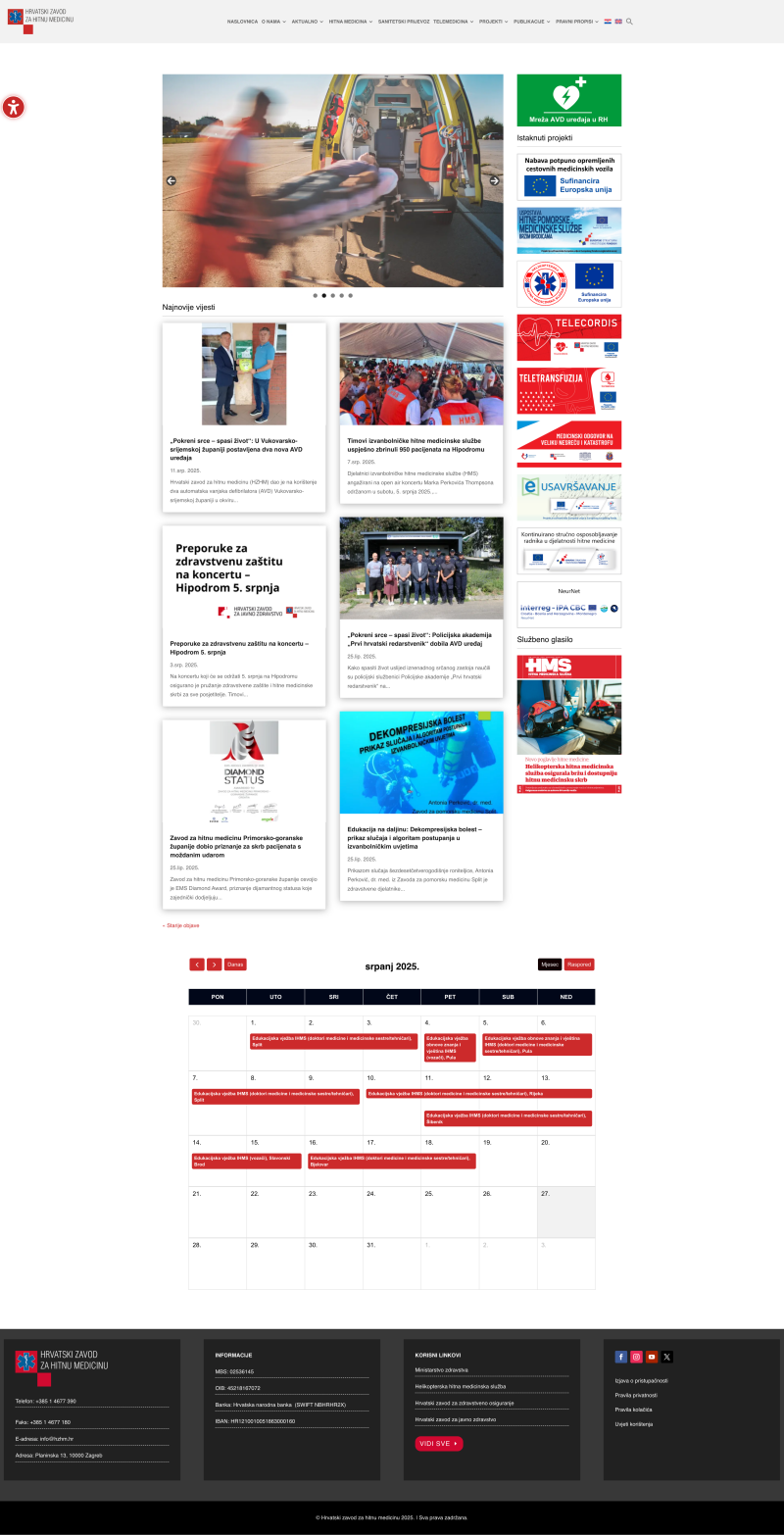 Hzhm Hrvatski zavod za hitnu medicinu